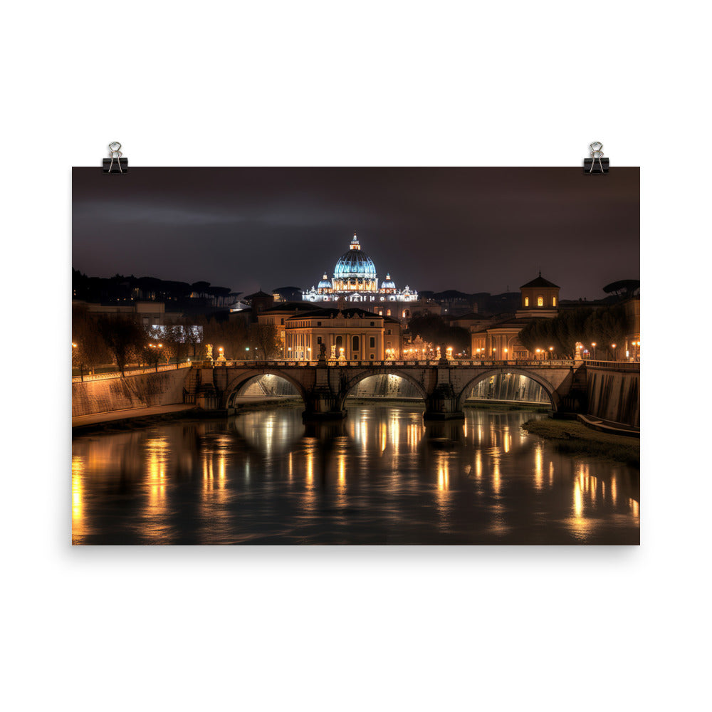 Rome, Italy - The Eternal City photo paper poster - Posterfy.AI