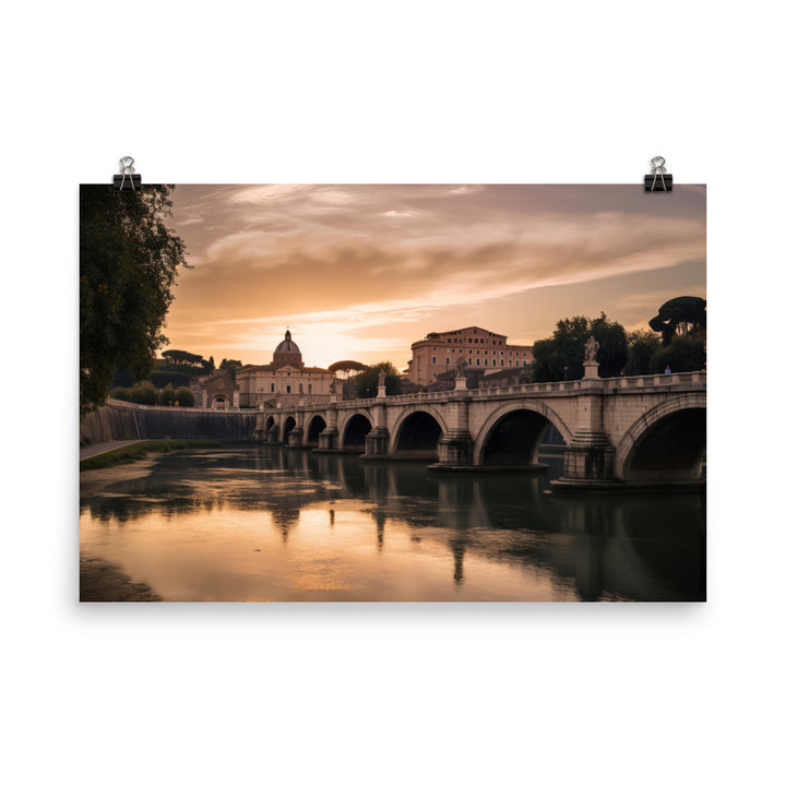 Discover the Beauty of Rome photo paper poster - Posterfy.AI