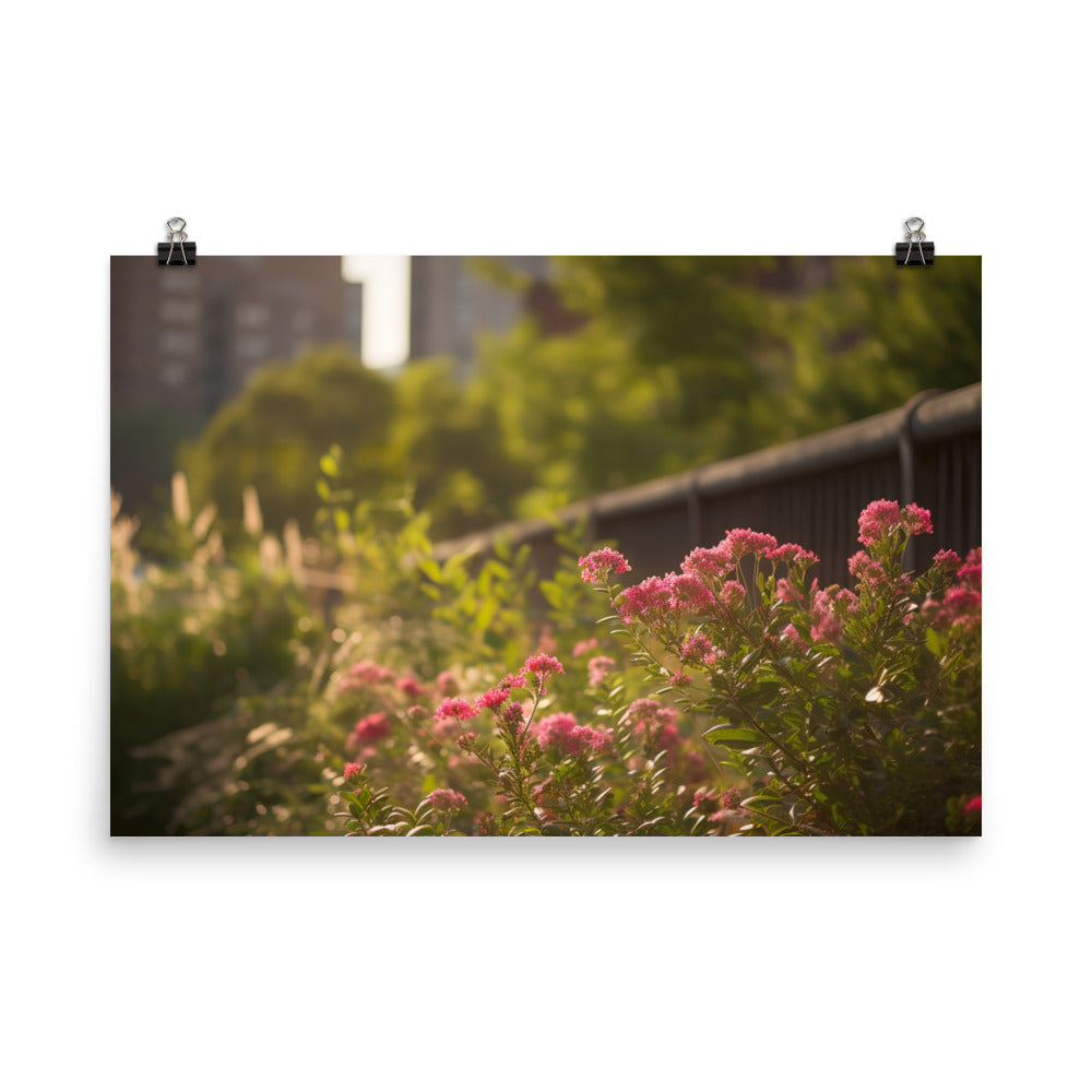 The Beauty of New Yorks Urban Nature photo paper poster - Posterfy.AI