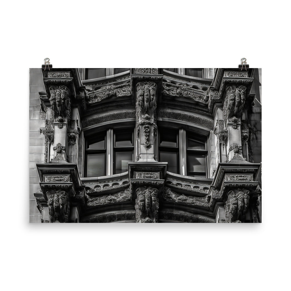 Architecture and Art in New York City photo paper poster - Posterfy.AI