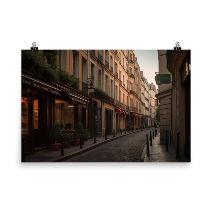 Parisian Charm photo paper poster - Posterfy.AI