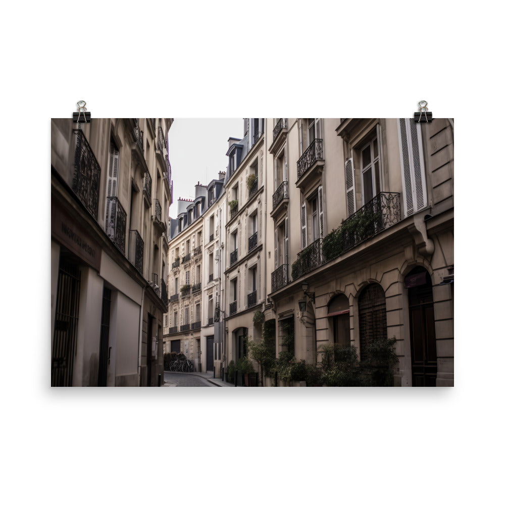 Parisian Charm photo paper poster - Posterfy.AI