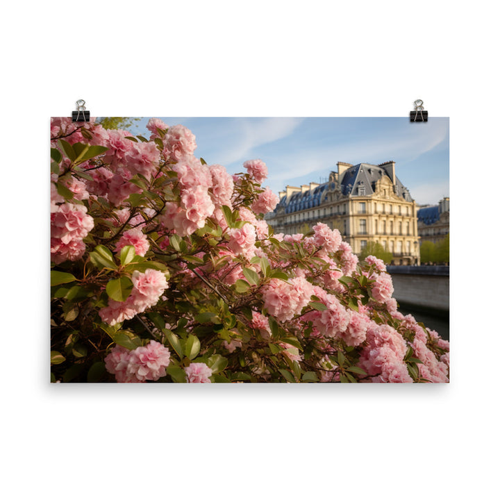 Paris in Bloom photo paper poster - Posterfy.AI