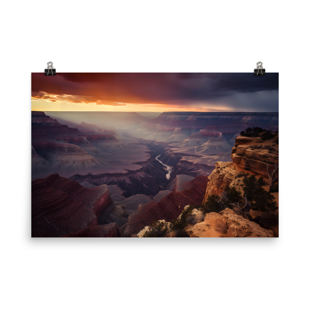 The Grand Canyon photo paper poster - Posterfy.AI