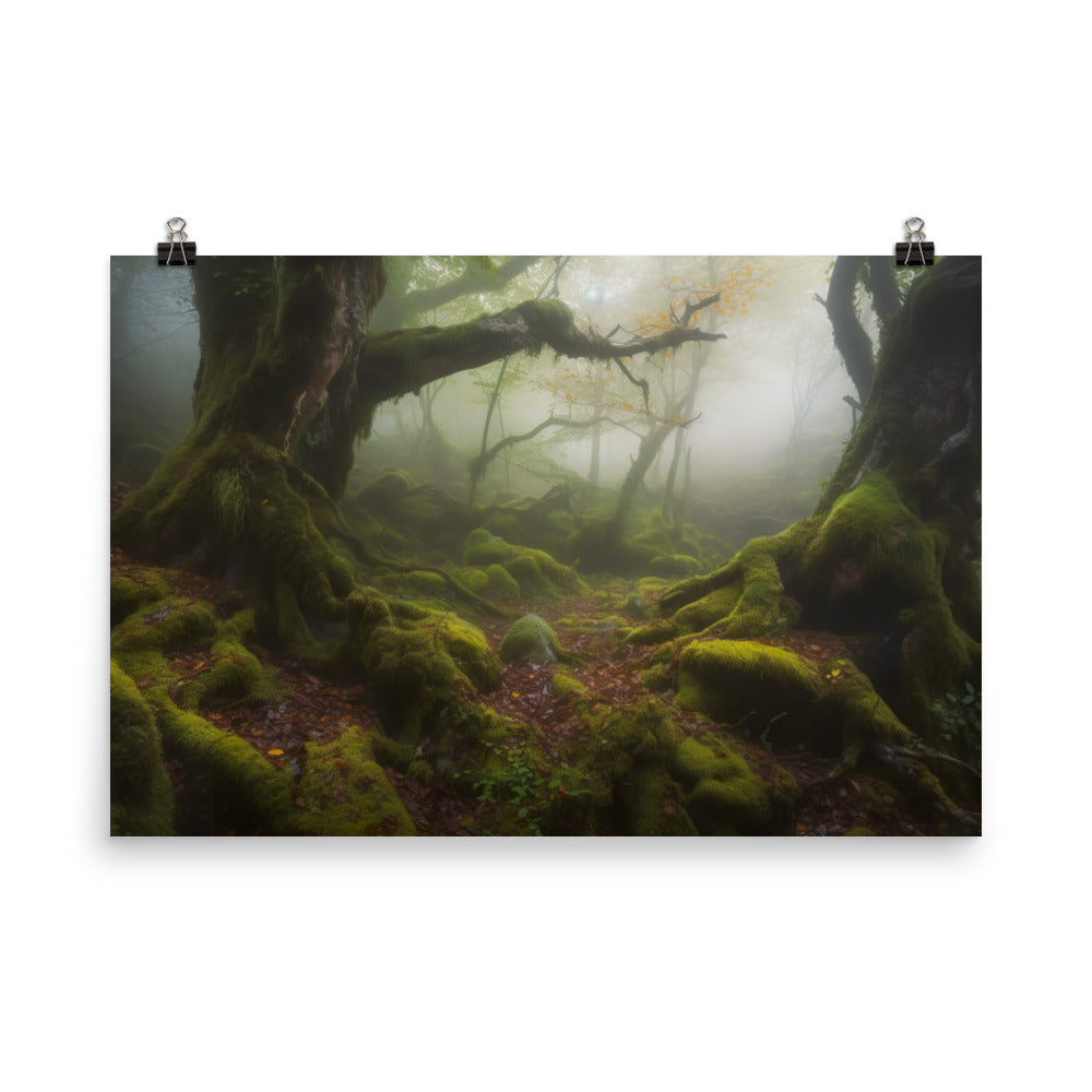 The Enchanting Forest photo paper poster - Posterfy.AI