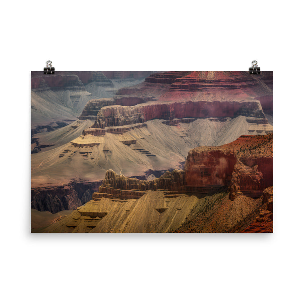 Majestic Grand Canyon photo paper poster - Posterfy.AI