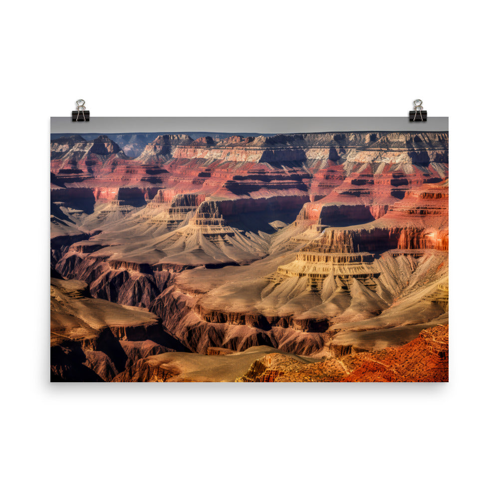 Majestic Grand Canyon photo paper poster - Posterfy.AI