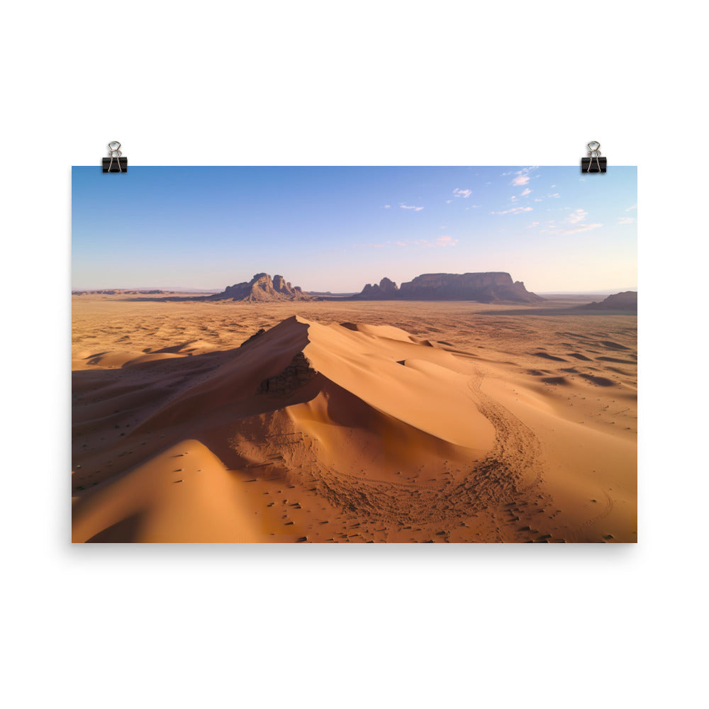 Breathtaking Desert Vistas photo paper poster - Posterfy.AI