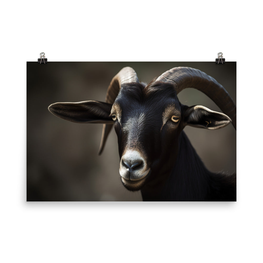 The Beauty of Nubian Goat photo paper poster - Posterfy.AI