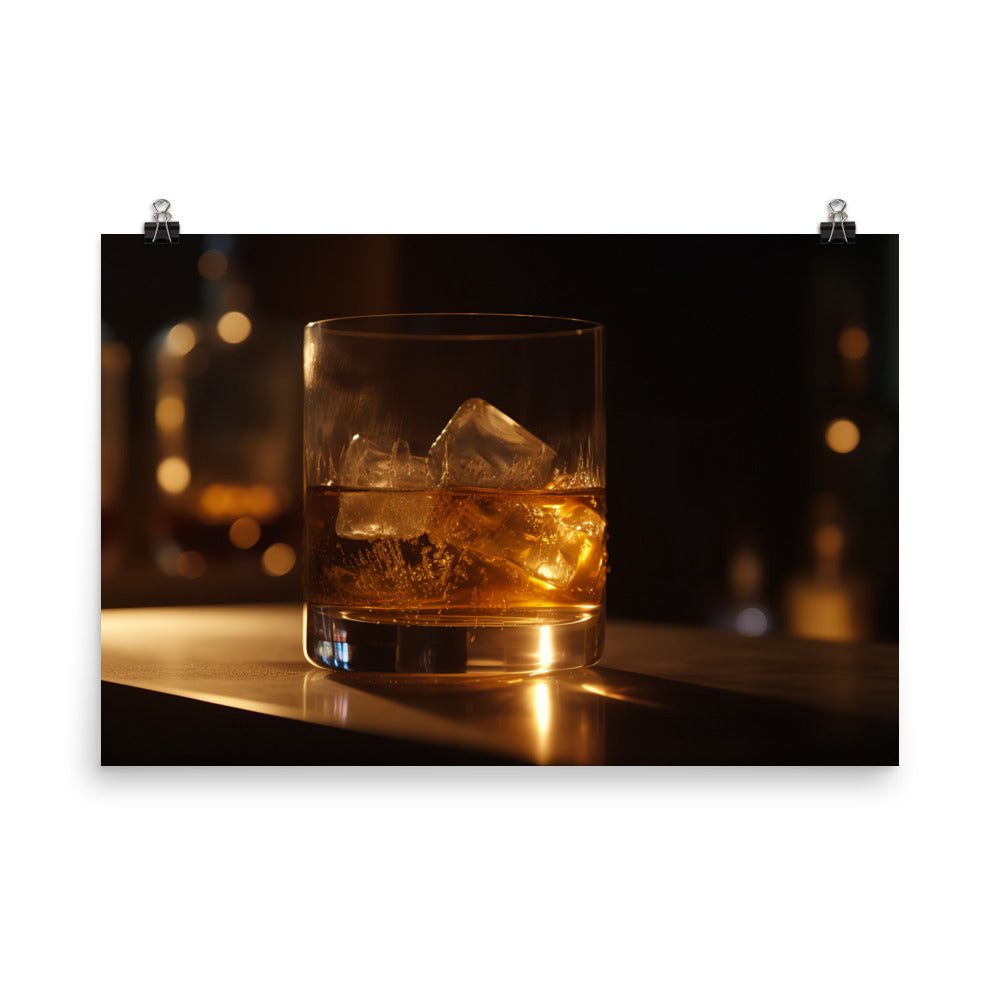 Smooth and Smoky Whiskey photo paper poster - Posterfy.AI