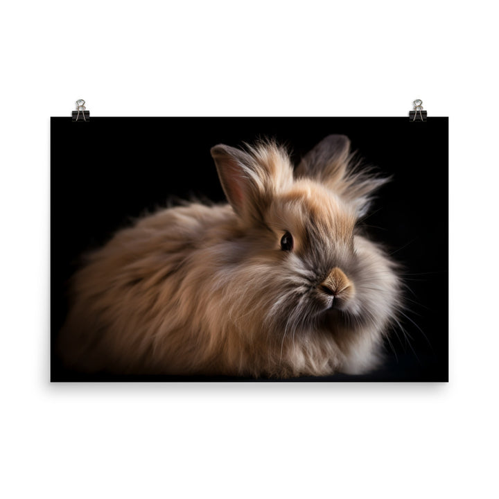 Lionhead Bunny - Cute and Cuddly photo paper poster - Posterfy.AI