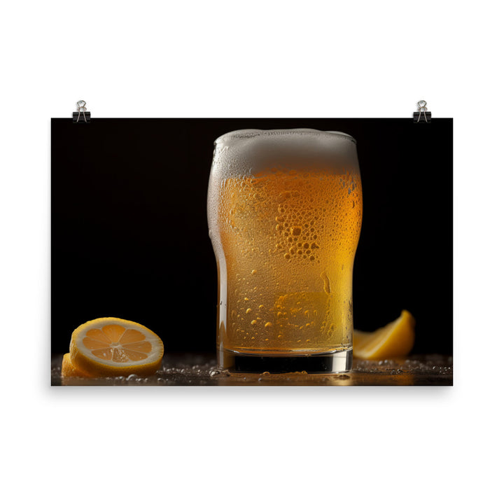 An Ice Cold Porter to Savor photo paper poster - Posterfy.AI