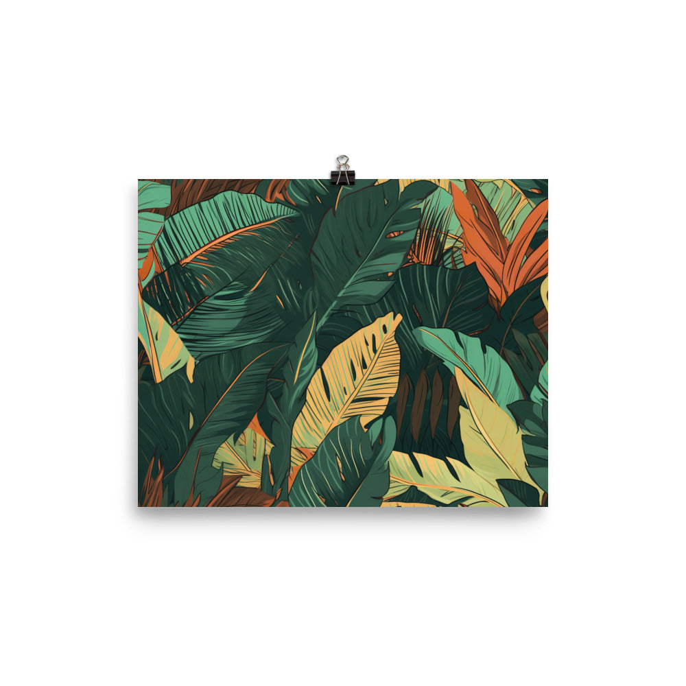 Tropical Pattern photo paper poster - Posterfy.AI