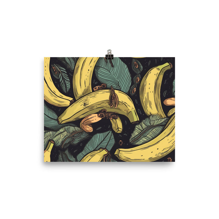 Bananas Pattern photo paper poster - Posterfy.AI