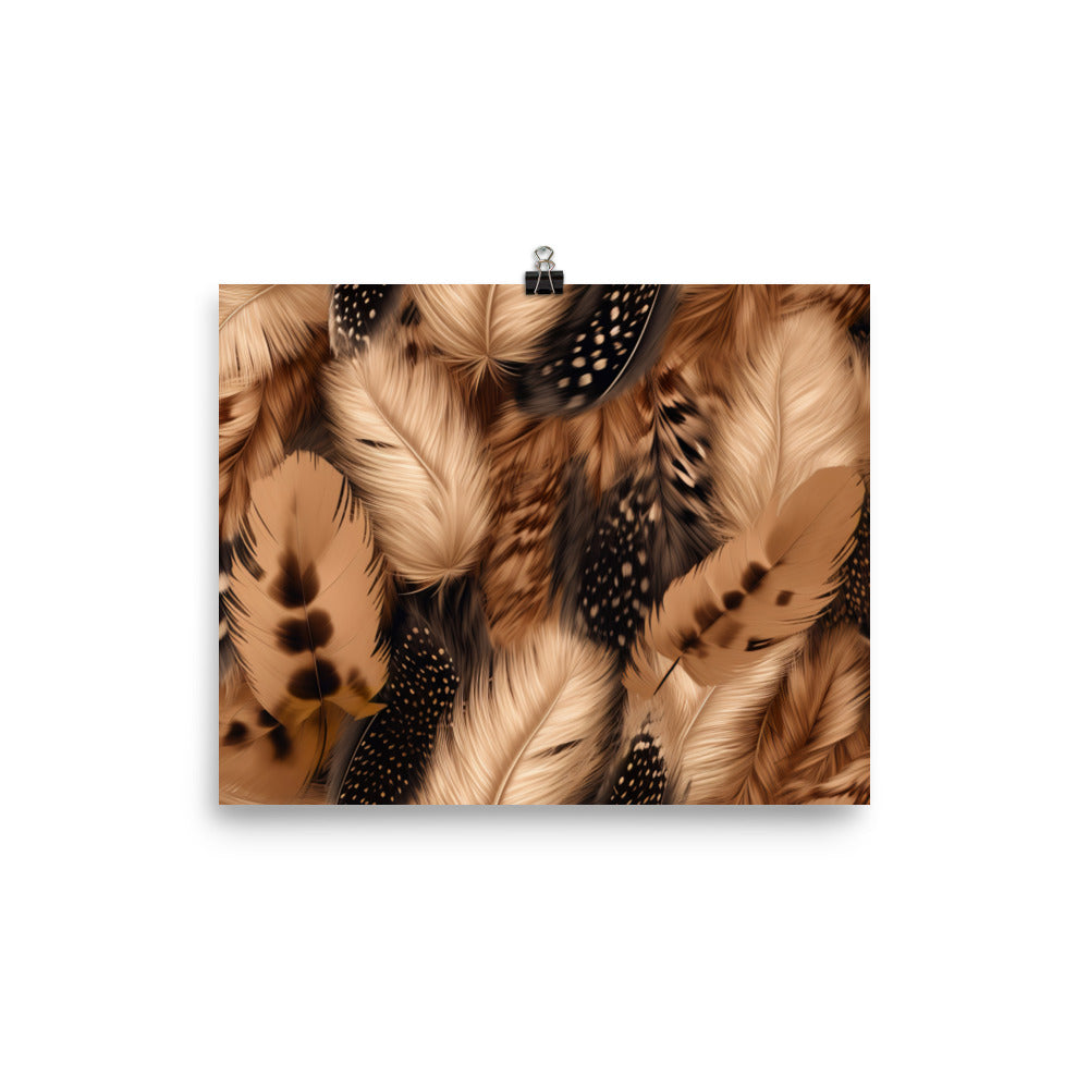 Fur Pattern photo paper poster - Posterfy.AI