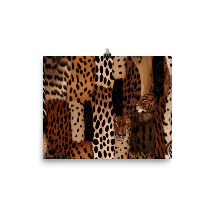 Animal Skins Pattern photo paper poster - Posterfy.AI