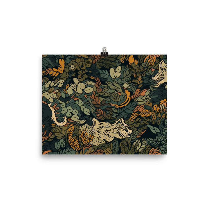 Animal Camouflage Pattern photo paper poster - Posterfy.AI