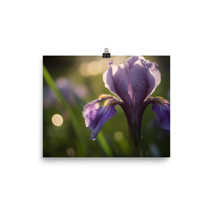 Purple Majesty botanical photo paper poster - Posterfy.AI