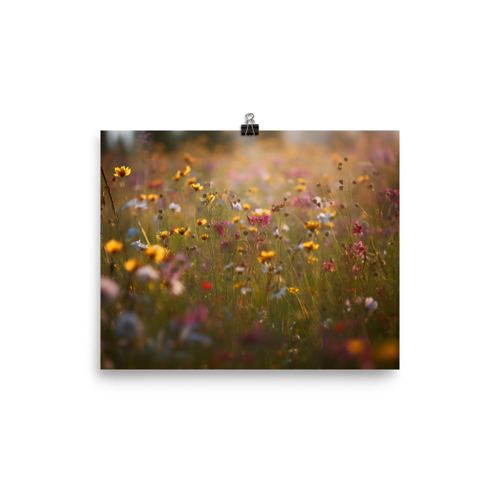 Petals in the Wind photo paper poster - Posterfy.AI