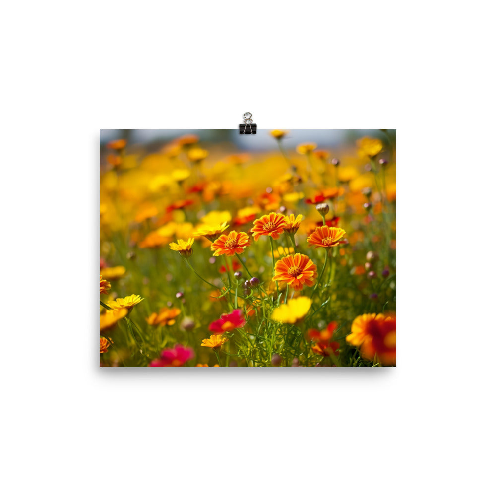 Flower Power photo paper poster - Posterfy.AI