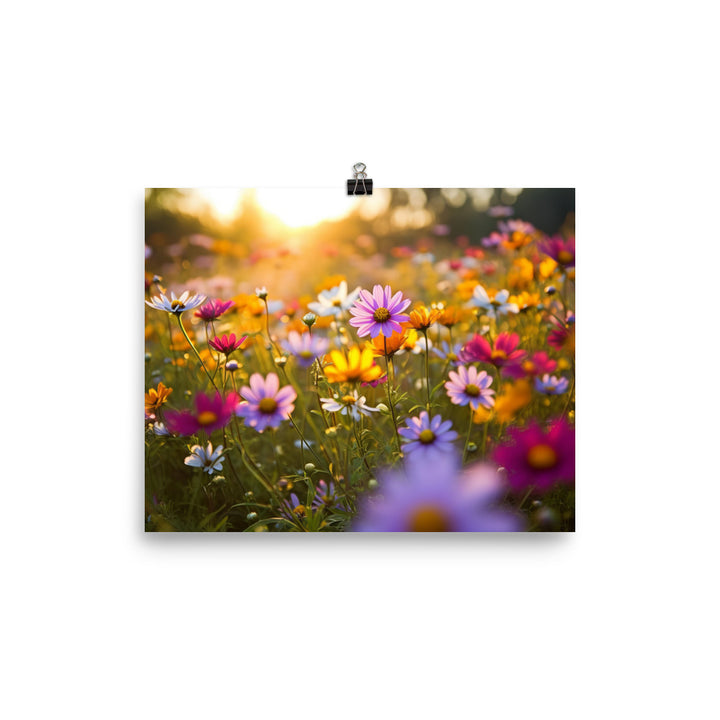 Flower Power photo paper poster - Posterfy.AI