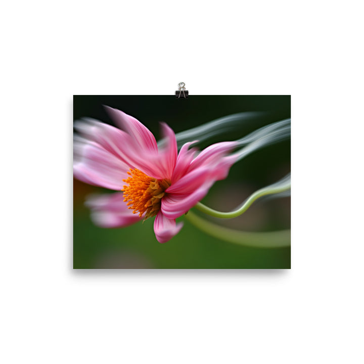 Petals in Motion photo paper poster - Posterfy.AI