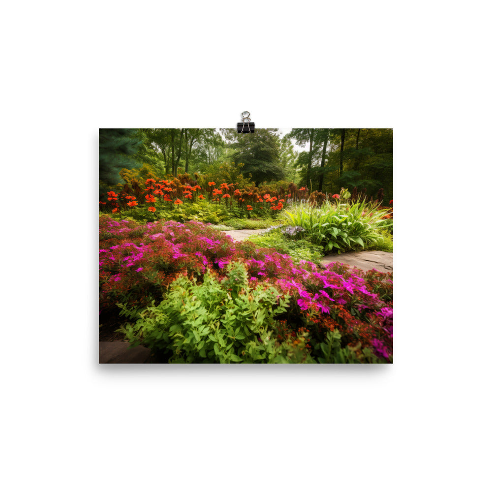 Botanical Garden Escape photo paper poster - Posterfy.AI