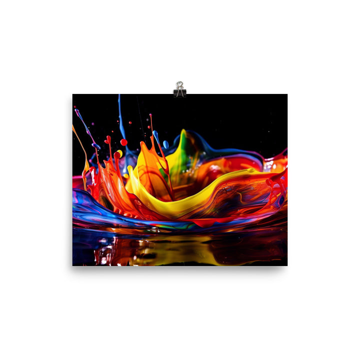 Fluid Dynamics photo paper poster - Posterfy.AI