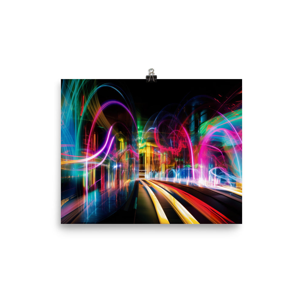 Ethereal Light Show photo paper poster - Posterfy.AI