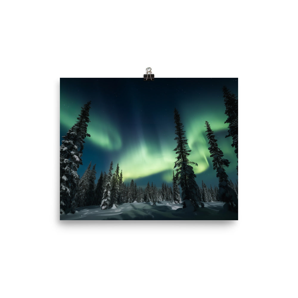 Northern Lights Adventure photo paper poster - Posterfy.AI