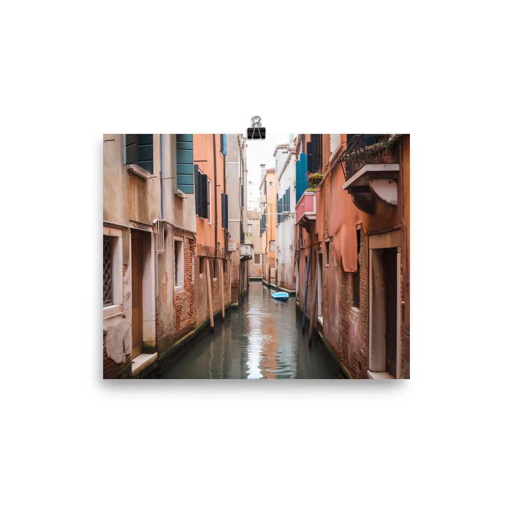 Lost in Venice photo paper poster - Posterfy.AI