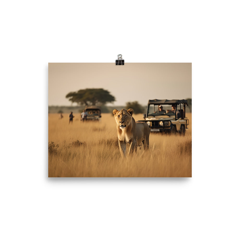 African Safari Adventure photo paper poster - Posterfy.AI