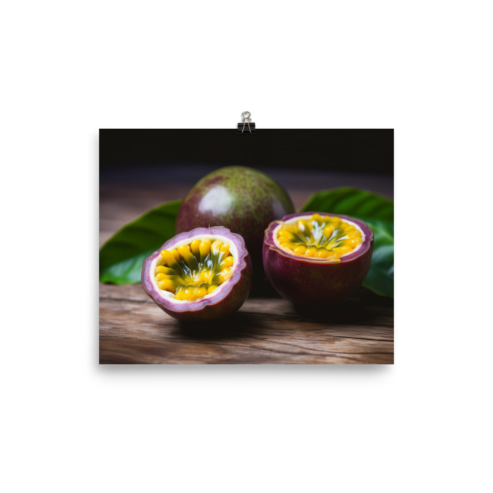 Passionfruit photo paper poster - Posterfy.AI