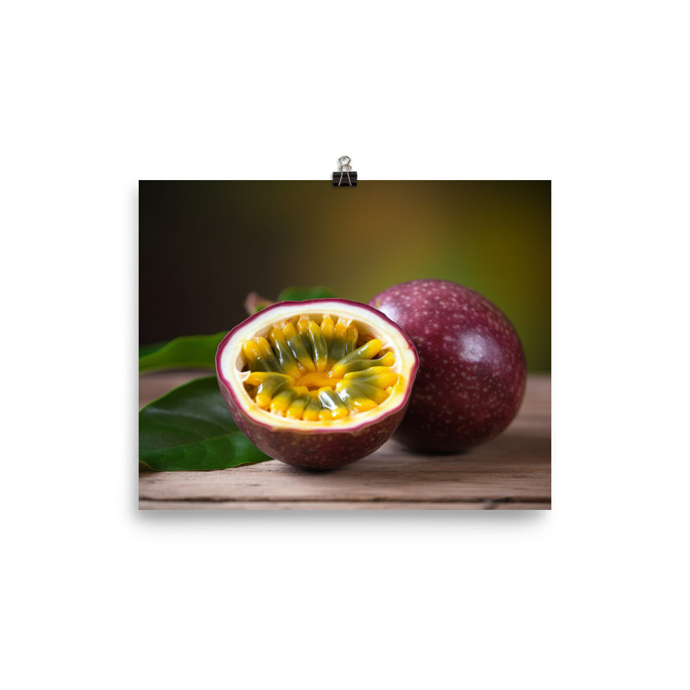 Passionfruit photo paper poster - Posterfy.AI