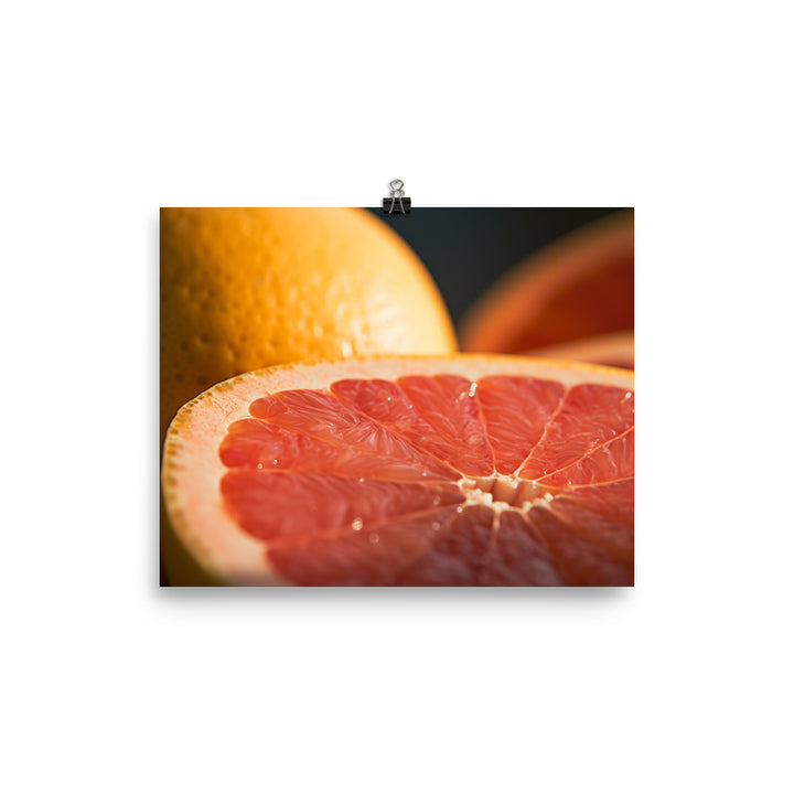 Pink Citrus Sunrise photo paper poster - Posterfy.AI