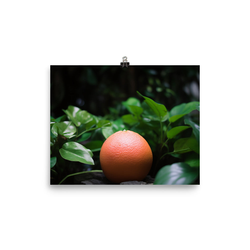 Grapefruit and Greens photo paper poster - Posterfy.AI