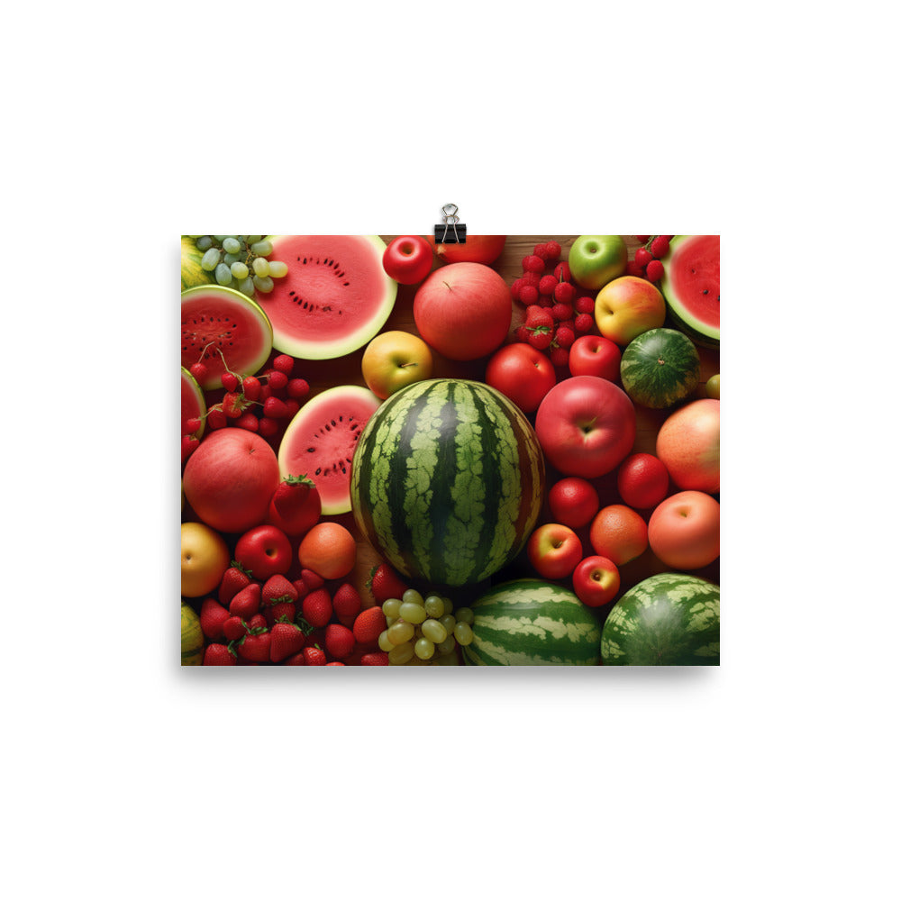 Watermelon Fruitscape photo paper poster - Posterfy.AI