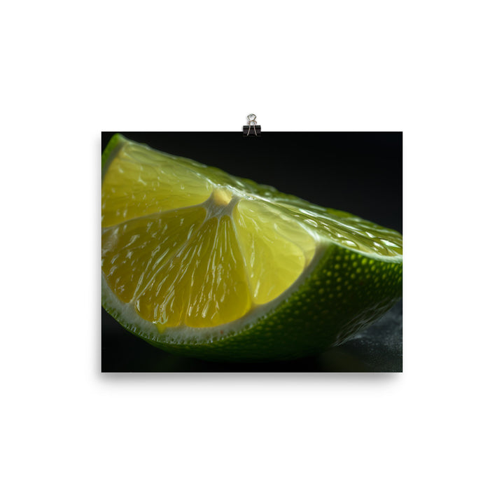 Lime Slice photo paper poster - Posterfy.AI