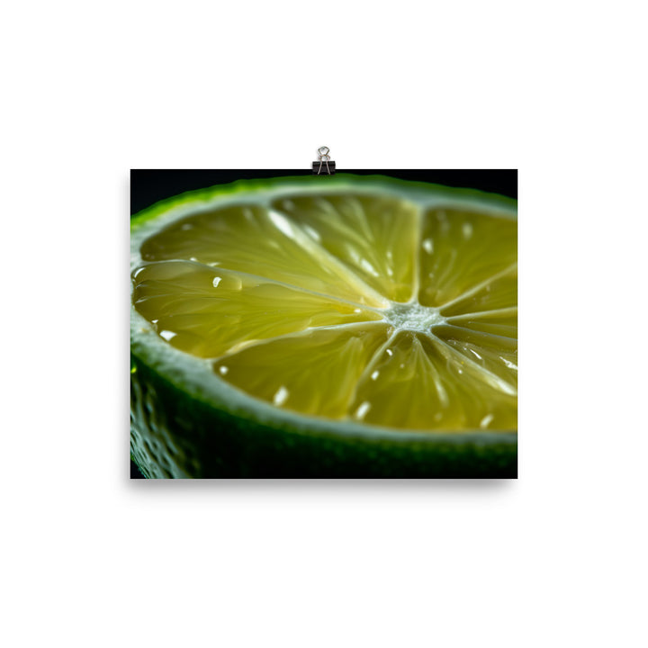 Lime Slice photo paper poster - Posterfy.AI