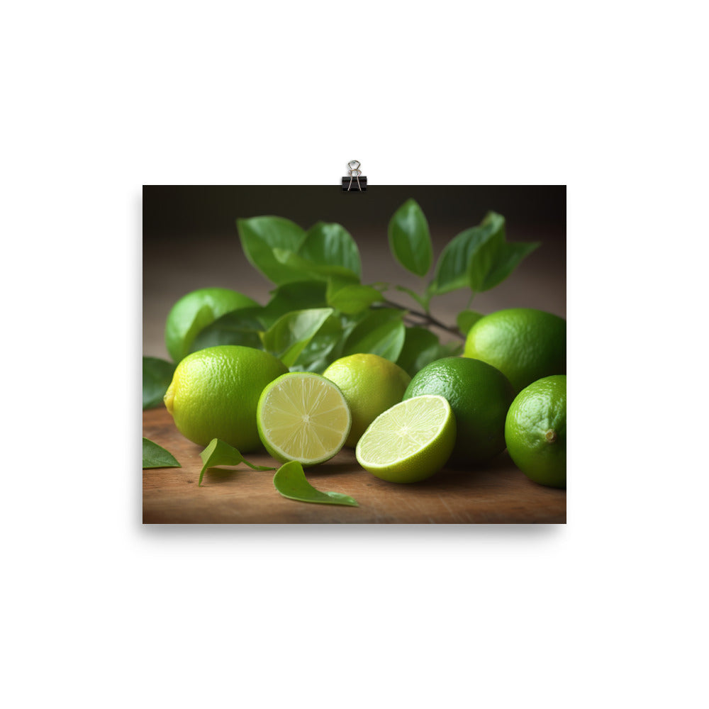 Lime and Mint photo paper poster - Posterfy.AI