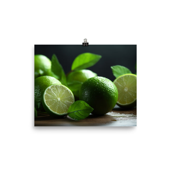 Lime and Mint photo paper poster - Posterfy.AI