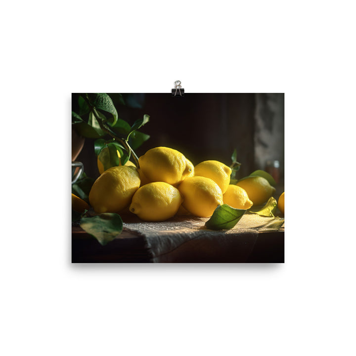 Sunny Citrus photo paper poster - Posterfy.AI