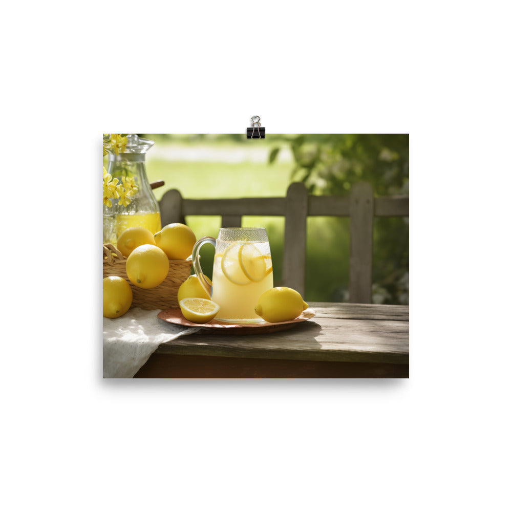 Lemonade Stand photo paper poster - Posterfy.AI