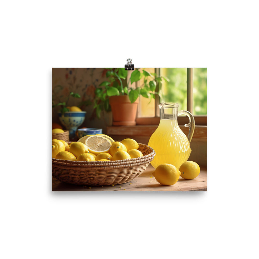 Lemonade Stand photo paper poster - Posterfy.AI