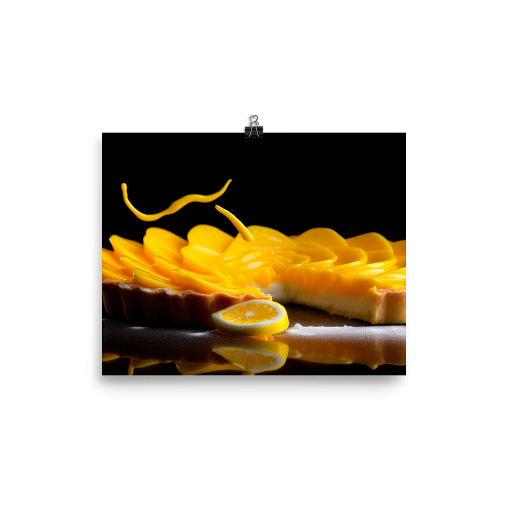 Lemon Tart photo paper poster - Posterfy.AI