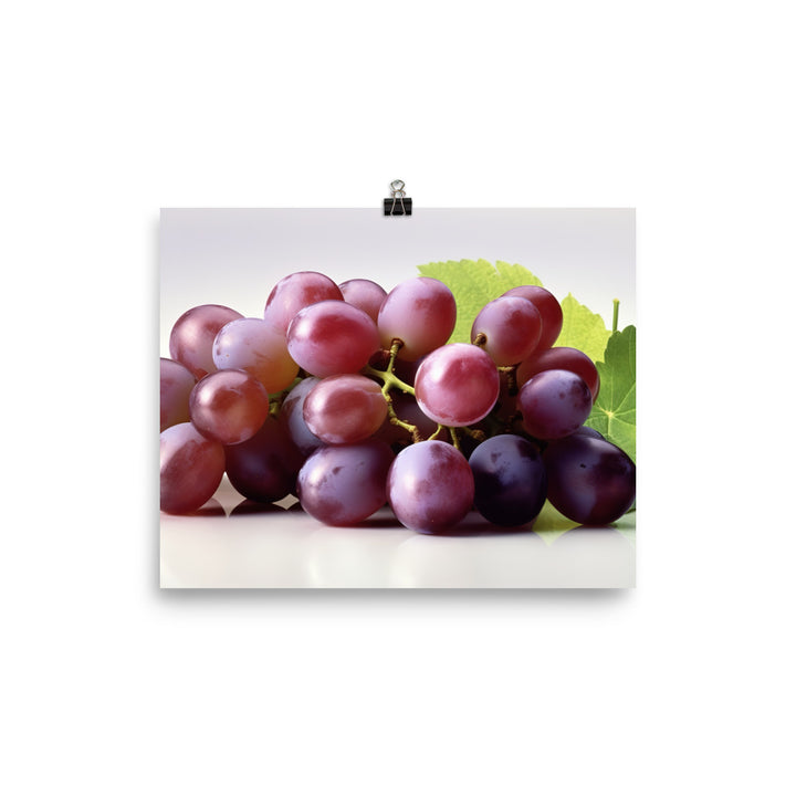 Fresh Grapes photo paper poster - Posterfy.AI