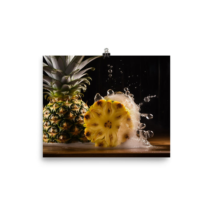 Pineapple photo paper poster - Posterfy.AI