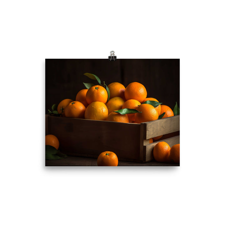 Juicy and Sweet Oranges photo paper poster - Posterfy.AI