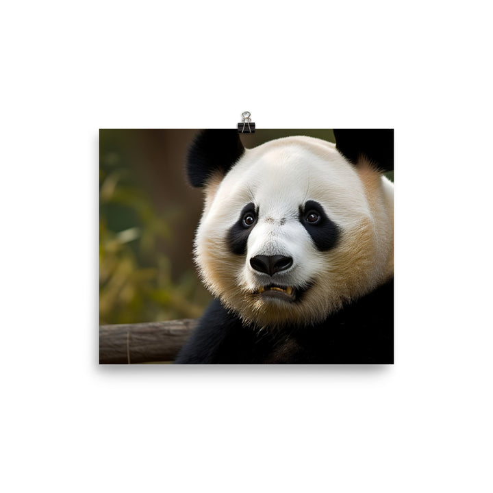 Panda Portrait photo paper poster - Posterfy.AI