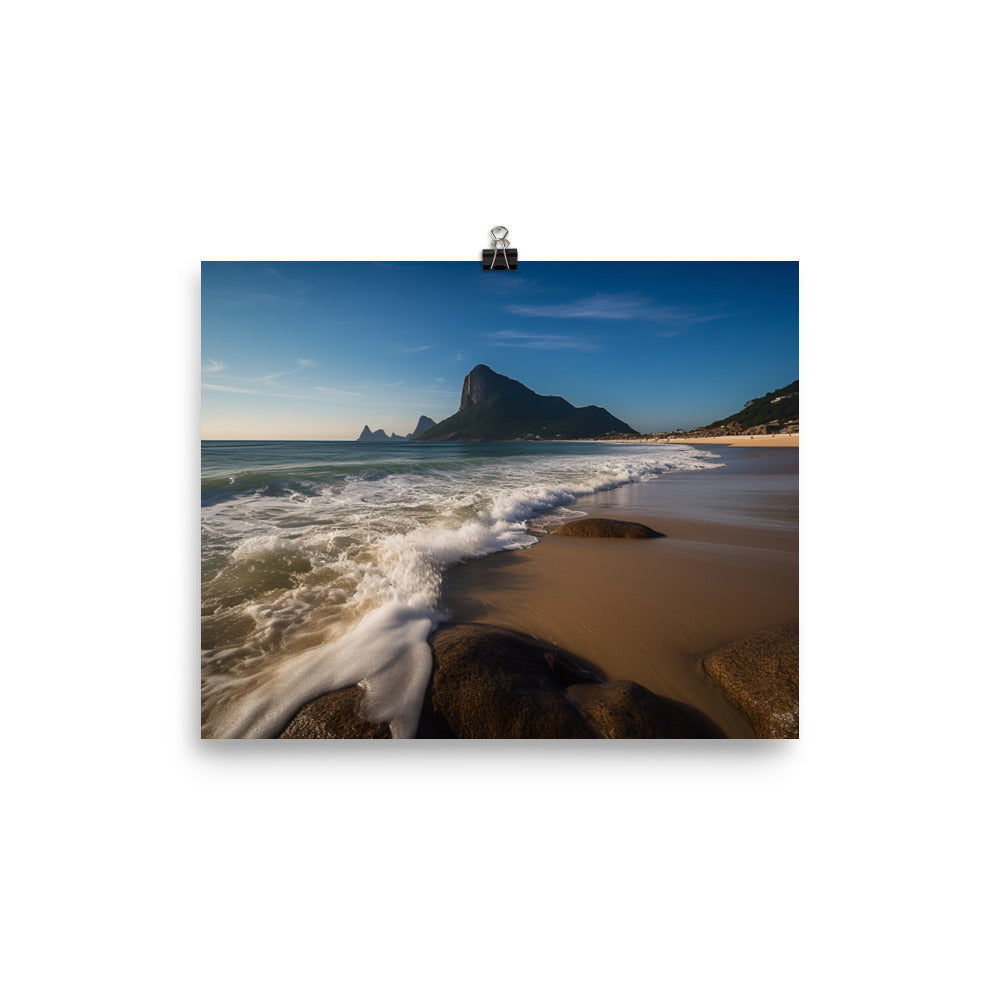 Pristine Beaches of Rio photo paper poster - Posterfy.AI